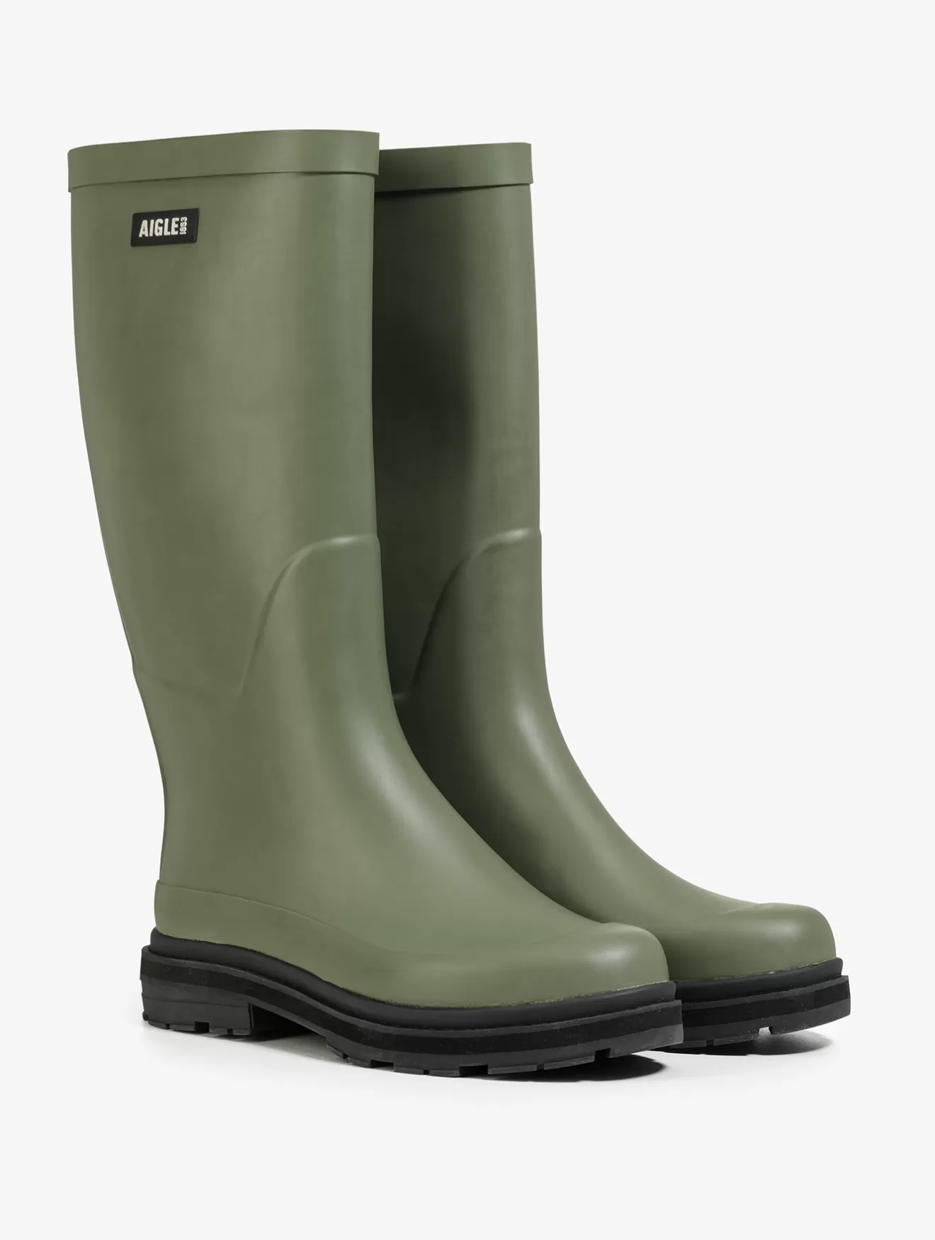 Shop Aigle Botte De Pluie Hybride Pour Homme , Pour Un Style A Toute Epreuve. Olivine