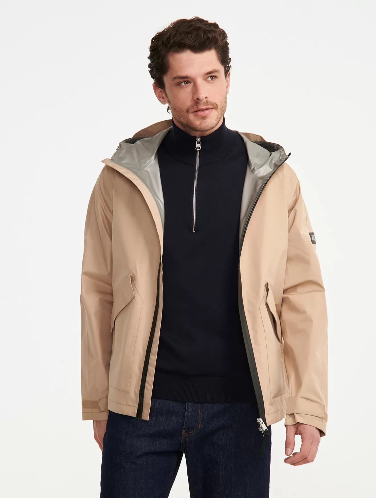 New Aigle Parka Courte Goretex Pour Homme Osier I