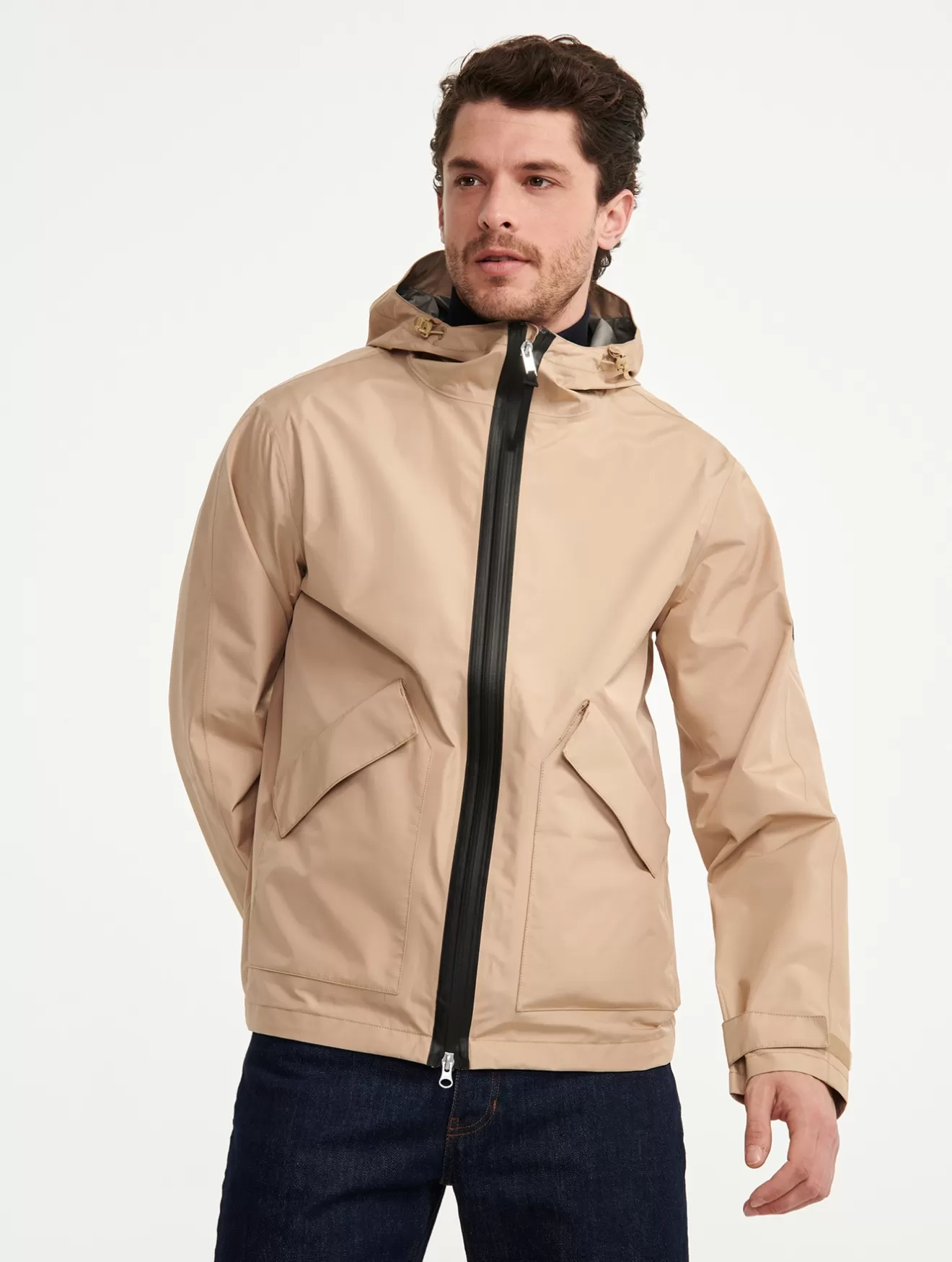 New Aigle Parka Courte Goretex Pour Homme Osier I